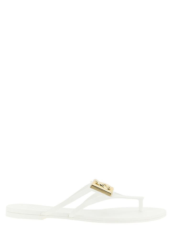 Dolce & Gabbana Beachwear Sandali - Bianco | 6c9852e3007055b93d37ad94f2ebb13cd69995d9