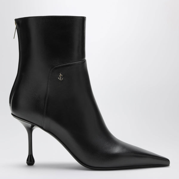 Cycas Ankle Boots In Black Leather