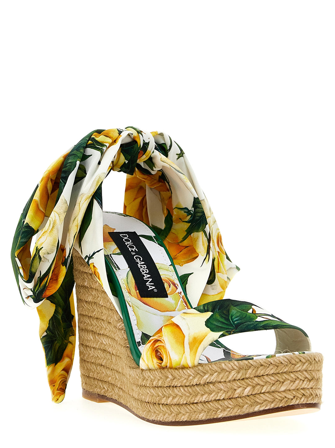 Floral Print Wedge Zeppe Multicolor