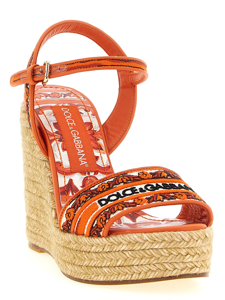 Dolce & Gabbana Maiolica Zeppe - Arancione | 0437ead1a08150f799b65fb3142e89c1b046e7fc