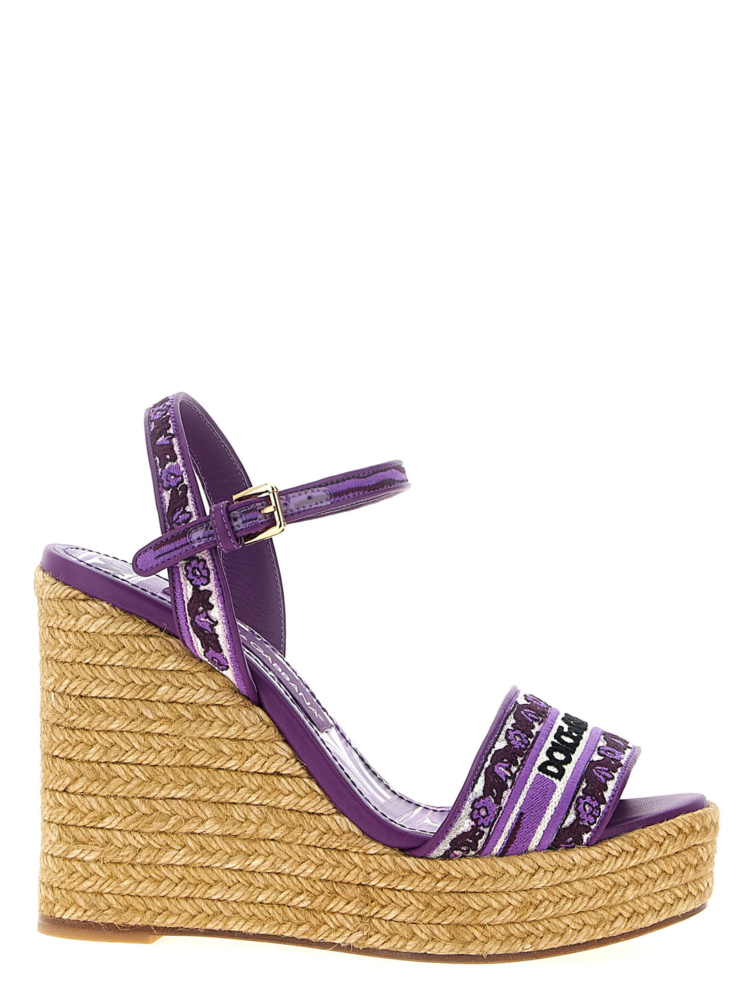 Dolce & Gabbana Maiolica Zeppe - Viola | b18b67fd8525d3642af504f46330fbc77cacefe3