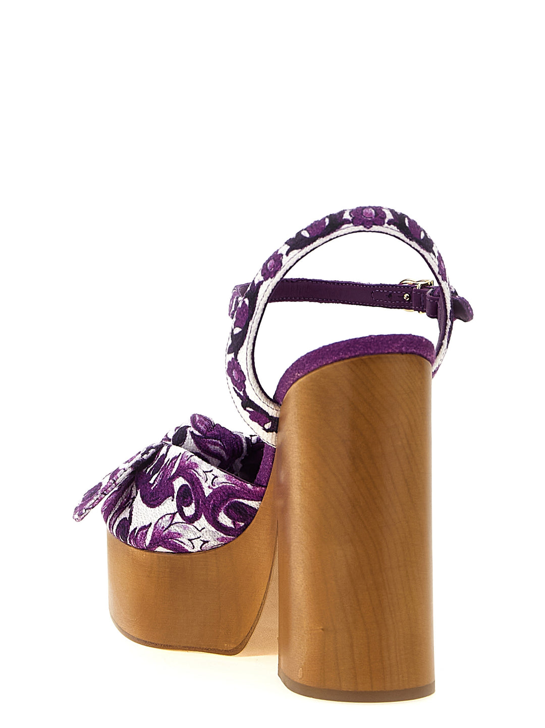 Dolce & Gabbana Maiolica Sandali - Viola | 1b8e6414b5c0b3b1096c7cdcdc1353c655a8fc77