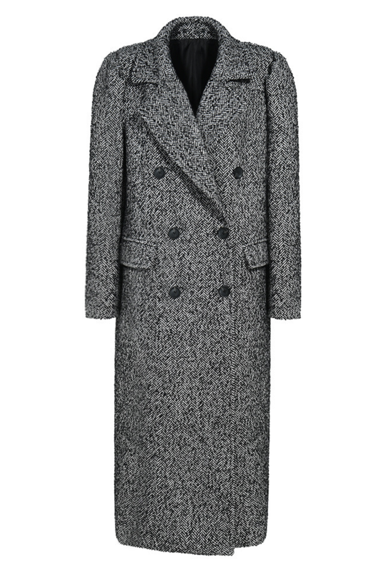 Cappotto Elisee Grigio in Lana