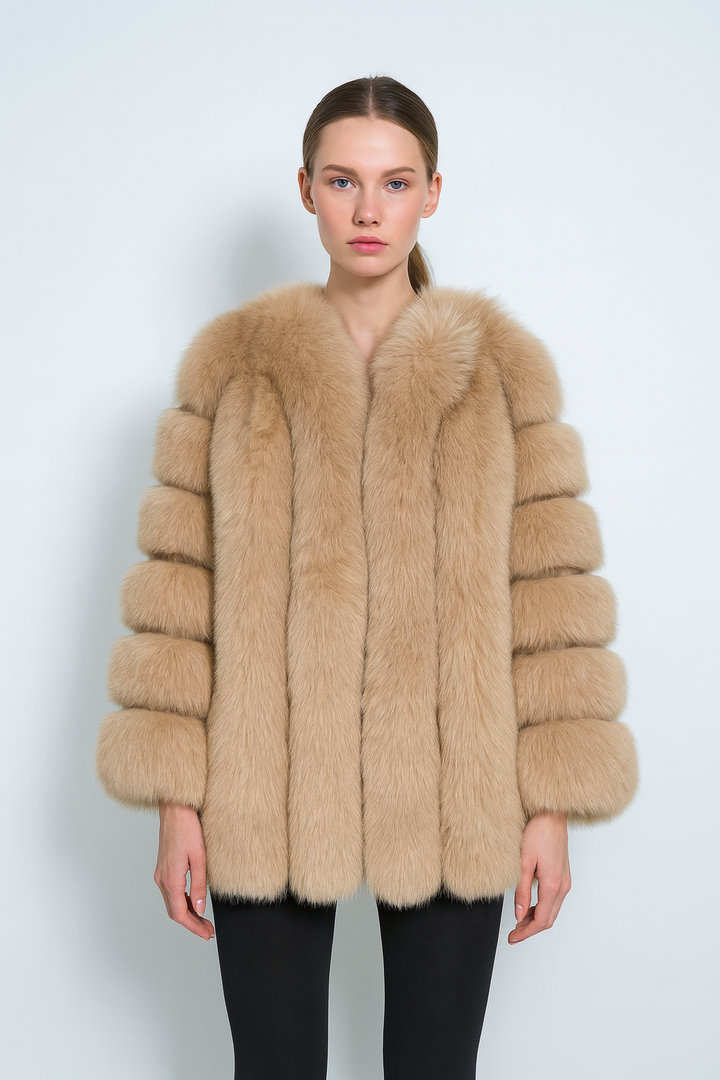 Giacca Paris Teddy in Pelliccia di Volpe