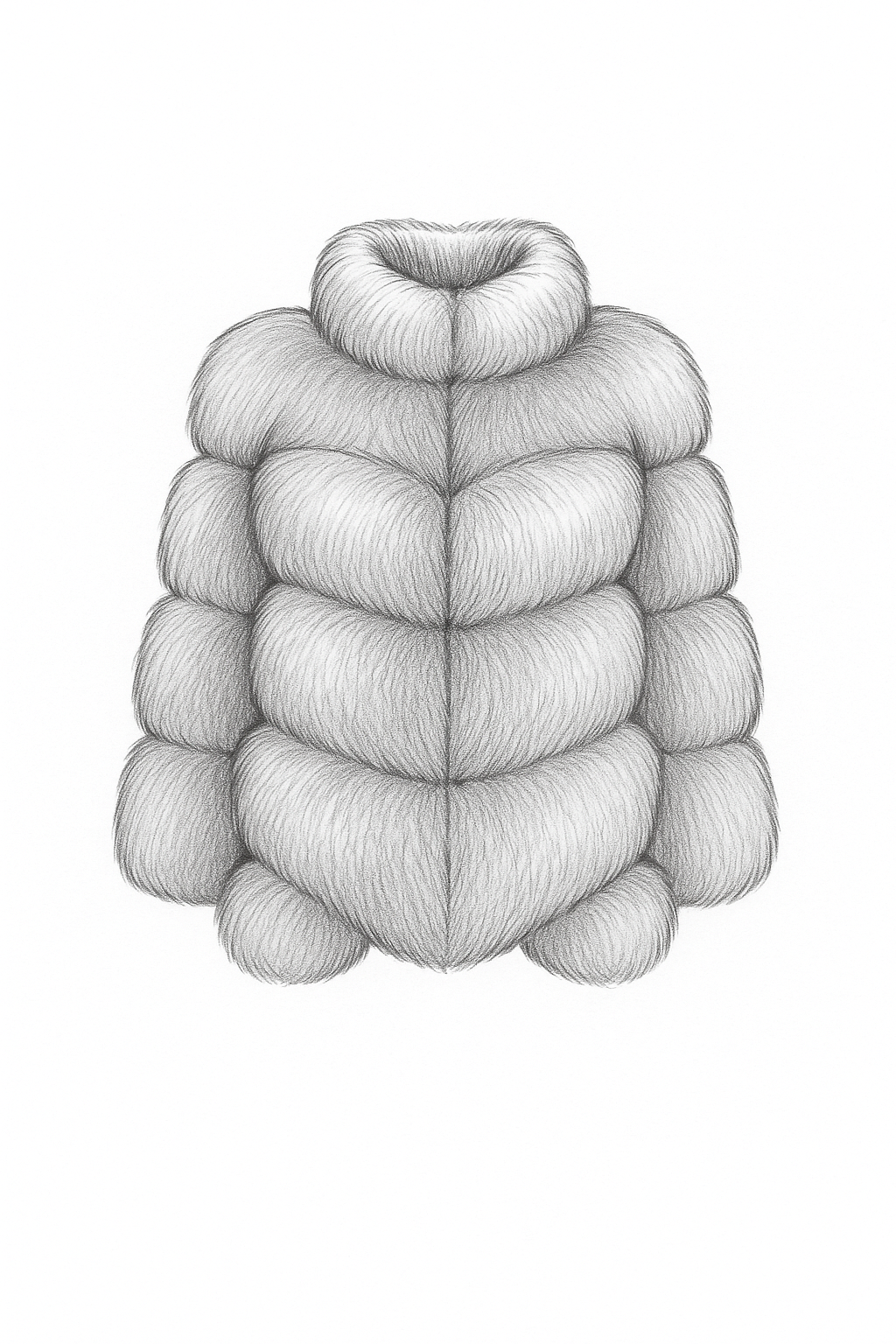 Giacca Seattle Nera in Pelliccia di Volpe