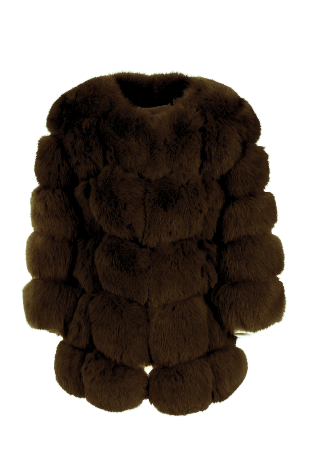 Giacca Classic Marrone in Pelliccia di Volpe