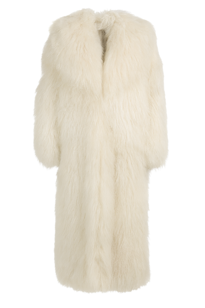 Cappotto Rouselin Bianca in Mongolia