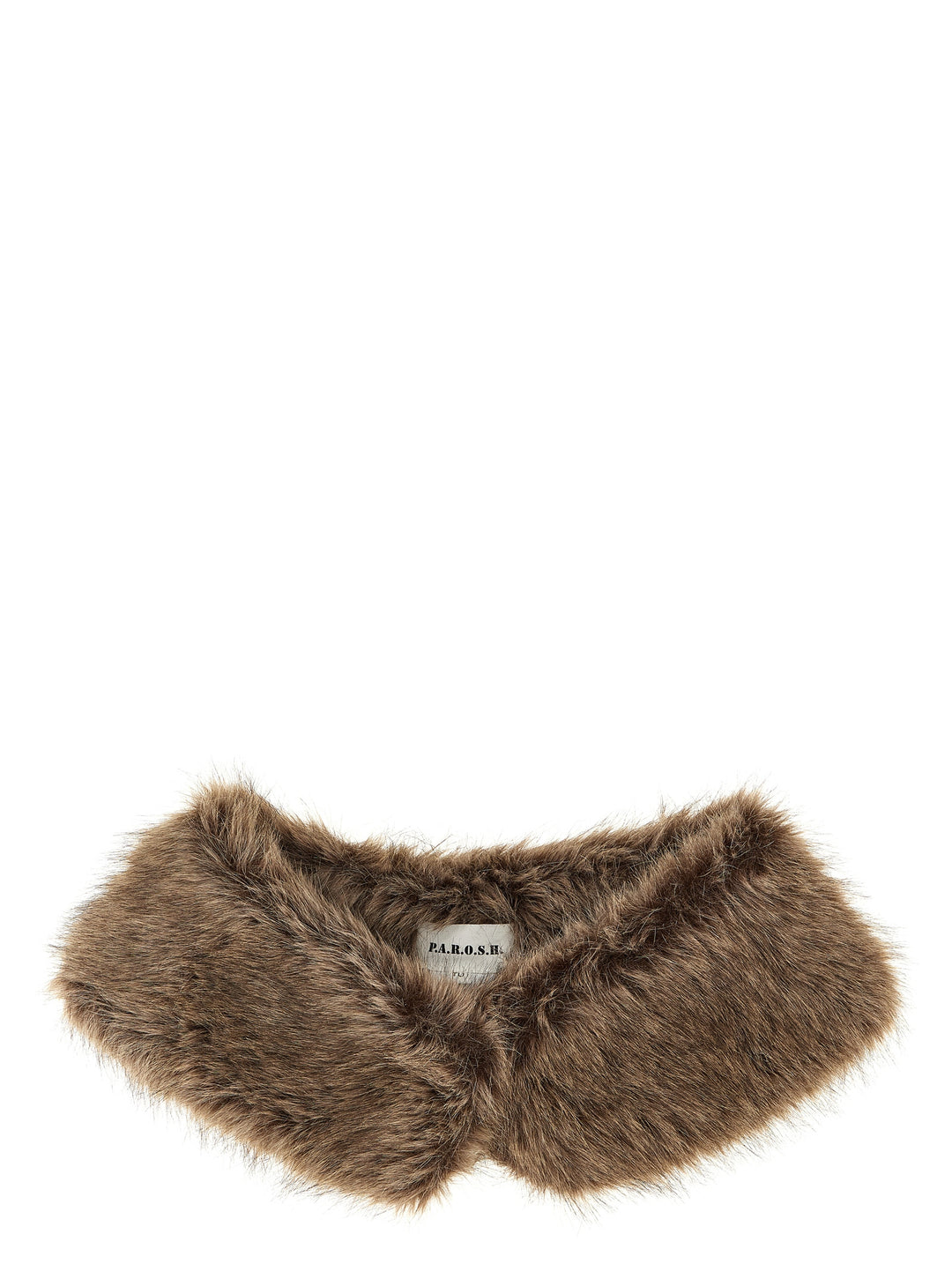 P.A.R.O.S.H. Faux Fur Collar Sciarpe - Marrone | 4a85a6b6beb62d186780619f294d6ad8321195b0