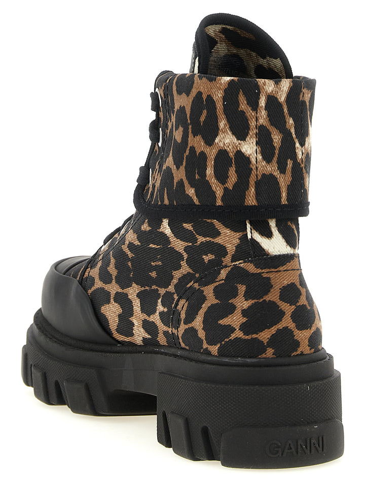 Ganni Denim Ankle Boots Stivali e Stivaletti - Multicolor | 4386321e451d7f878f05a979212275a4e87e4193