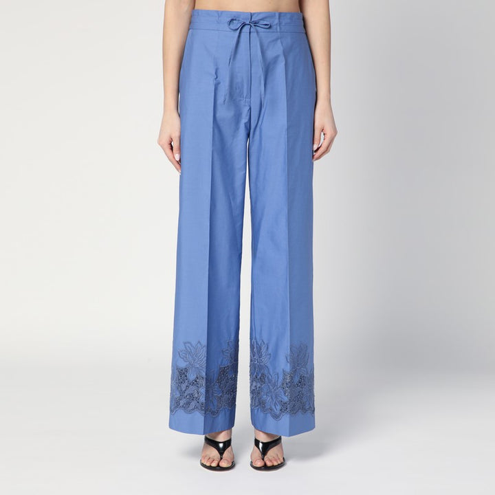 P.A.R.O.S.H. Pantaloni - Blu | a7405afe7053301345ce89b7ce00198802b5b52d