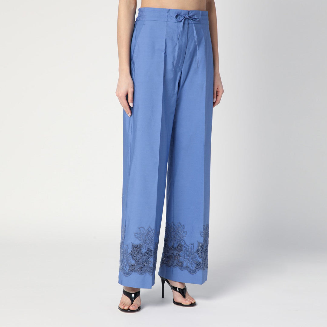 P.A.R.O.S.H. Pantaloni - Blu | e3f1325941bd7690d2330f3c82dc9187fedc8689