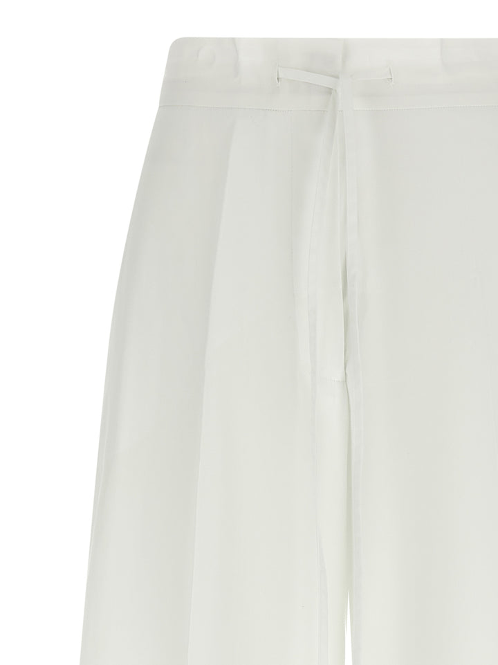 P.A.R.O.S.H. Cannes Pantaloni - Bianco | 5ec87f775b6946ecbb09406d40fccb8cf93588fd