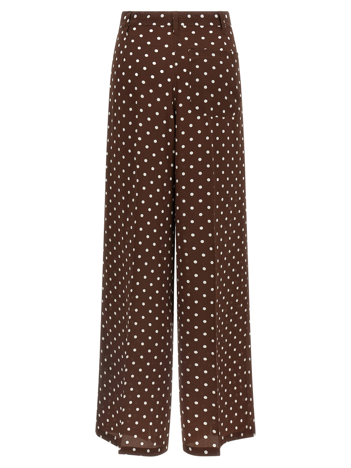 P.A.R.O.S.H. Sbillo Pantaloni - Marrone | d0ef76d4fb6433ed6b3766facc72f9143722d296
