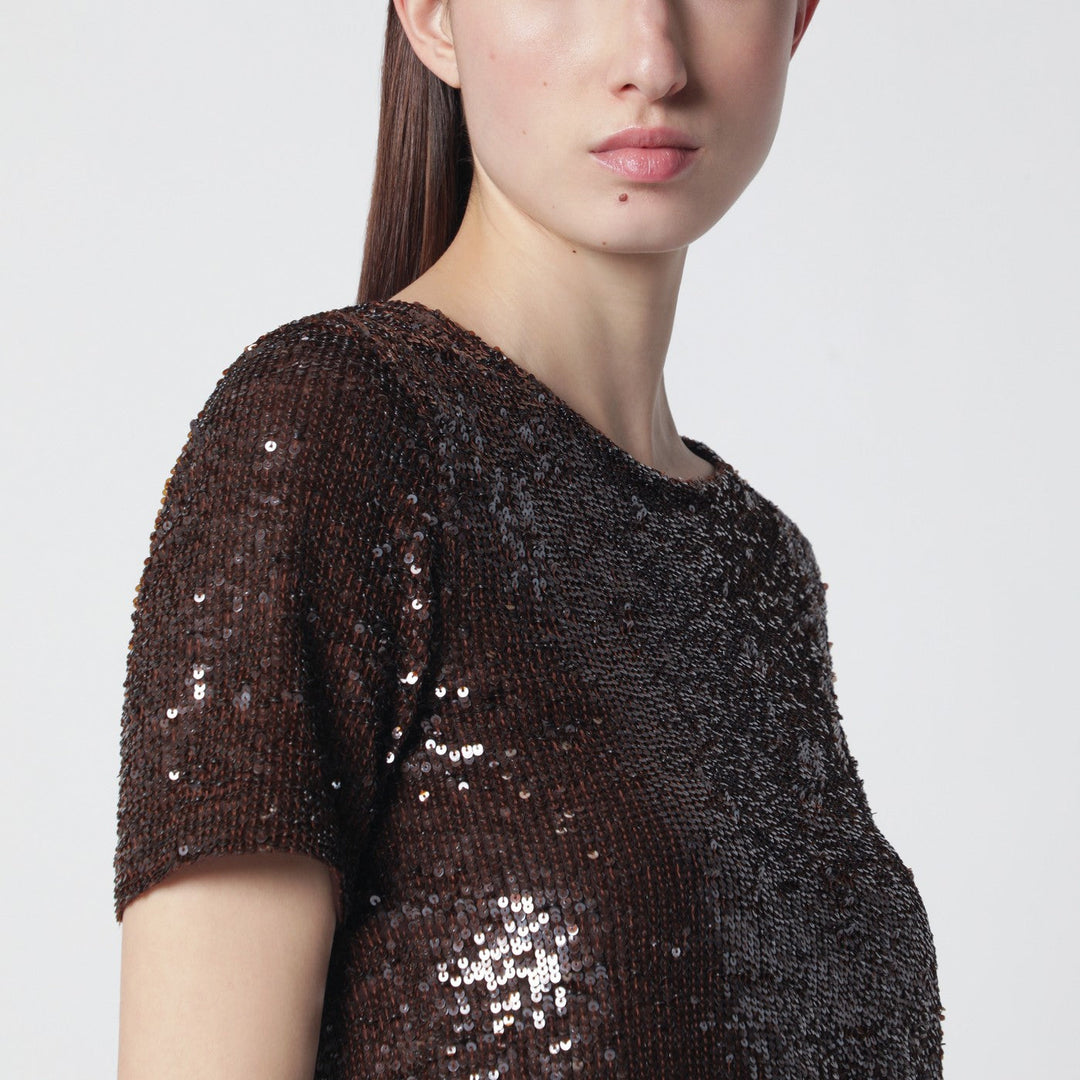 P.A.R.O.S.H. Shirts & Tops - Marrone | 5255c311d24982ffbf8b85dd81e97fa33e6fce0d