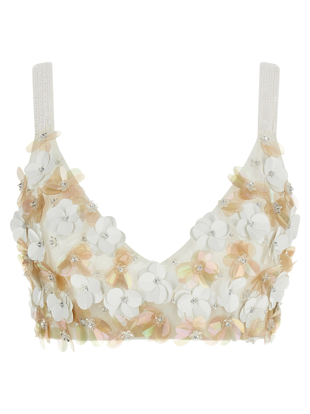 P.A.R.O.S.H. Gym Top - Bianco | f5a60af5c80efc6cbaff3085929ce8005c8e9eba