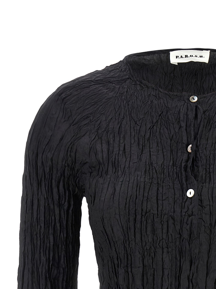 P.A.R.O.S.H. Soph Camicie - Nero | 0b1f4d0362211f202c17a3702998a9dfc41f13db