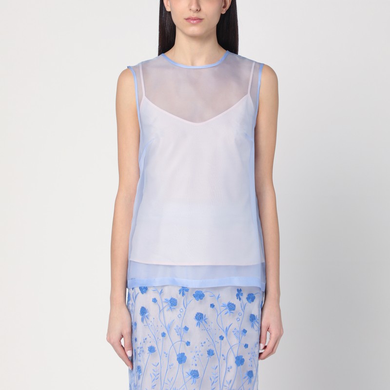 P.A.R.O.S.H. Shirts & Tops - Blu | ebb48912be0505c971ddfa2078dbe0a05cb70de3