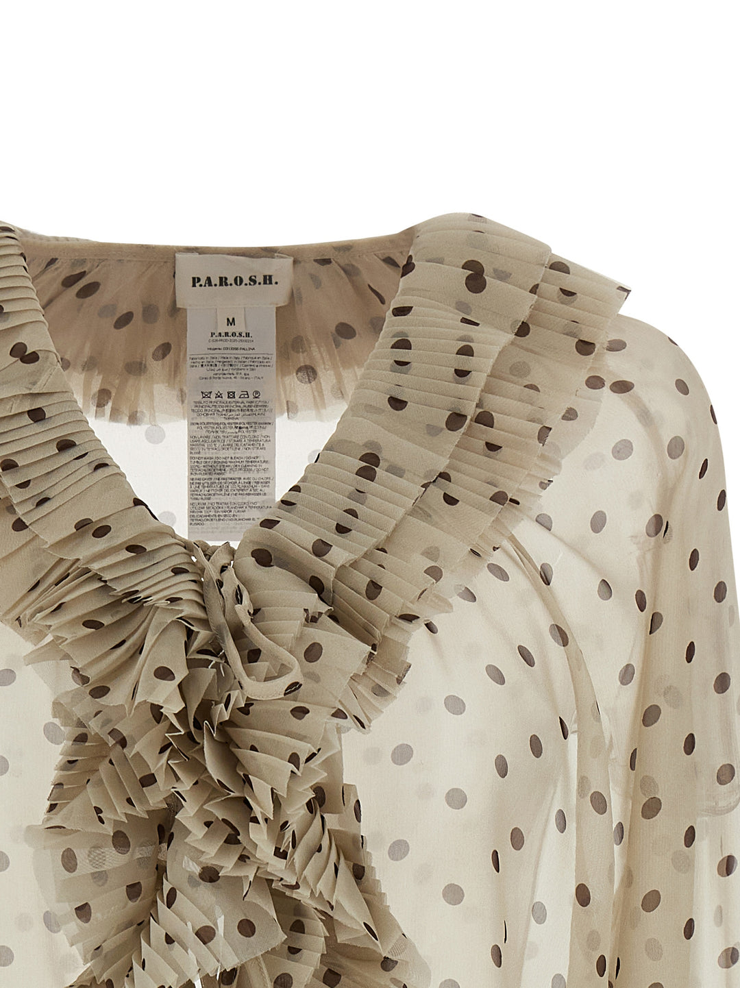 P.A.R.O.S.H. Pallina Camicie - Beige | 500a7023a47c9f8a4ab94d41bcd46697fa220a30