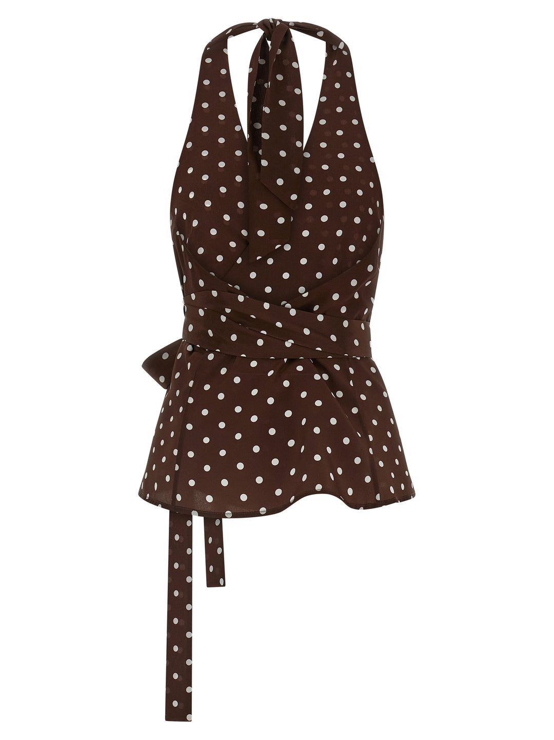 P.A.R.O.S.H. Sbillo Top - Marrone | 533e6713cdc5b06a631ec9943046c21fd6431b33
