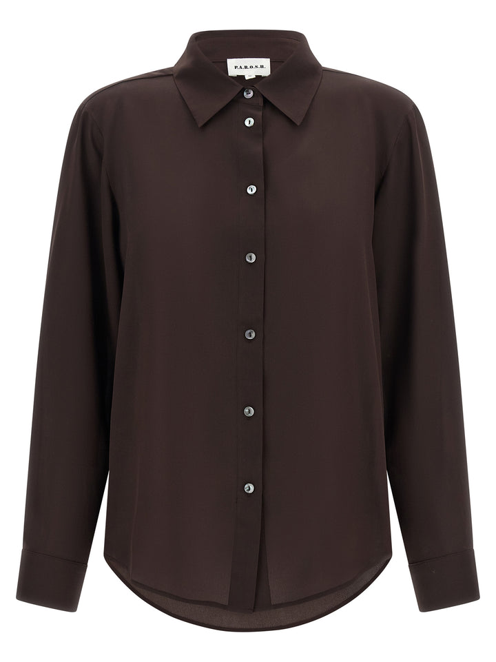 P.A.R.O.S.H. Sweet26 Camicie - Marrone | 2c1022c828ee1d78371a44a7d25552ce9693c31e