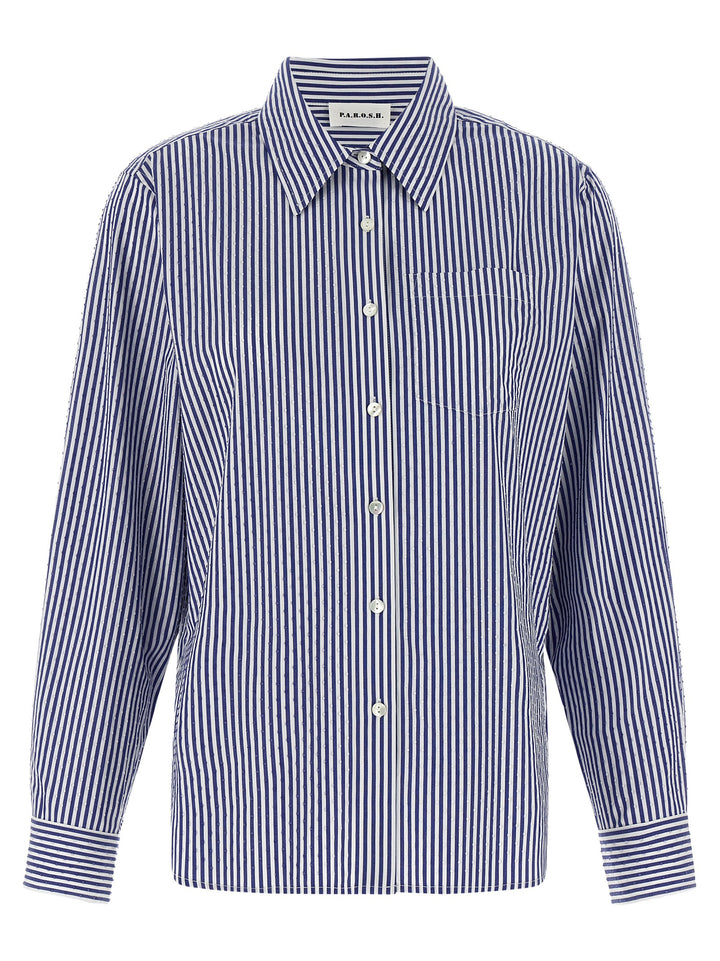 P.A.R.O.S.H. Cashine Camicie - Blu | 9b610ffb9f9fc64275f2363f45b495685ccef882