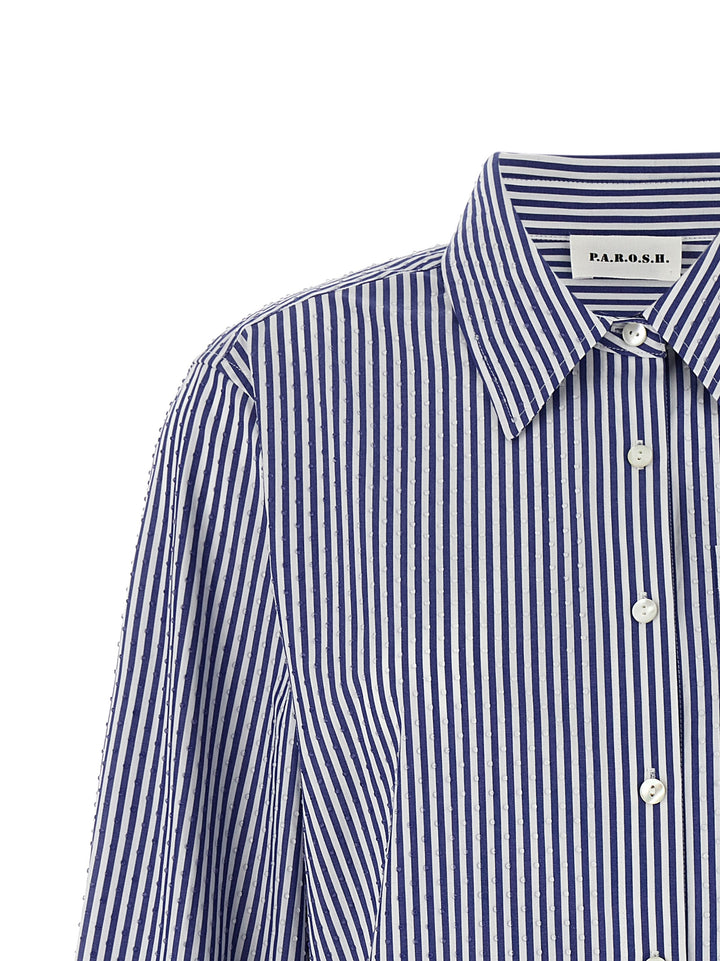 P.A.R.O.S.H. Cashine Camicie - Blu | dad5153baba637cf227a354bdbc99f00e96b0a91
