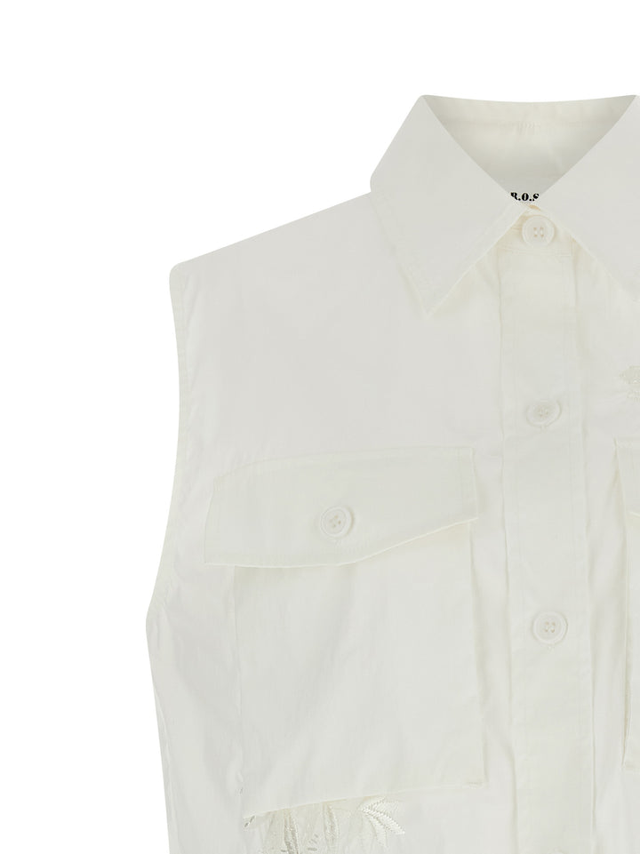 P.A.R.O.S.H. Ninja26 Camicie - Bianco | ac3fa7d9c0b61aa66a26888e0c86296a69fb7bd1