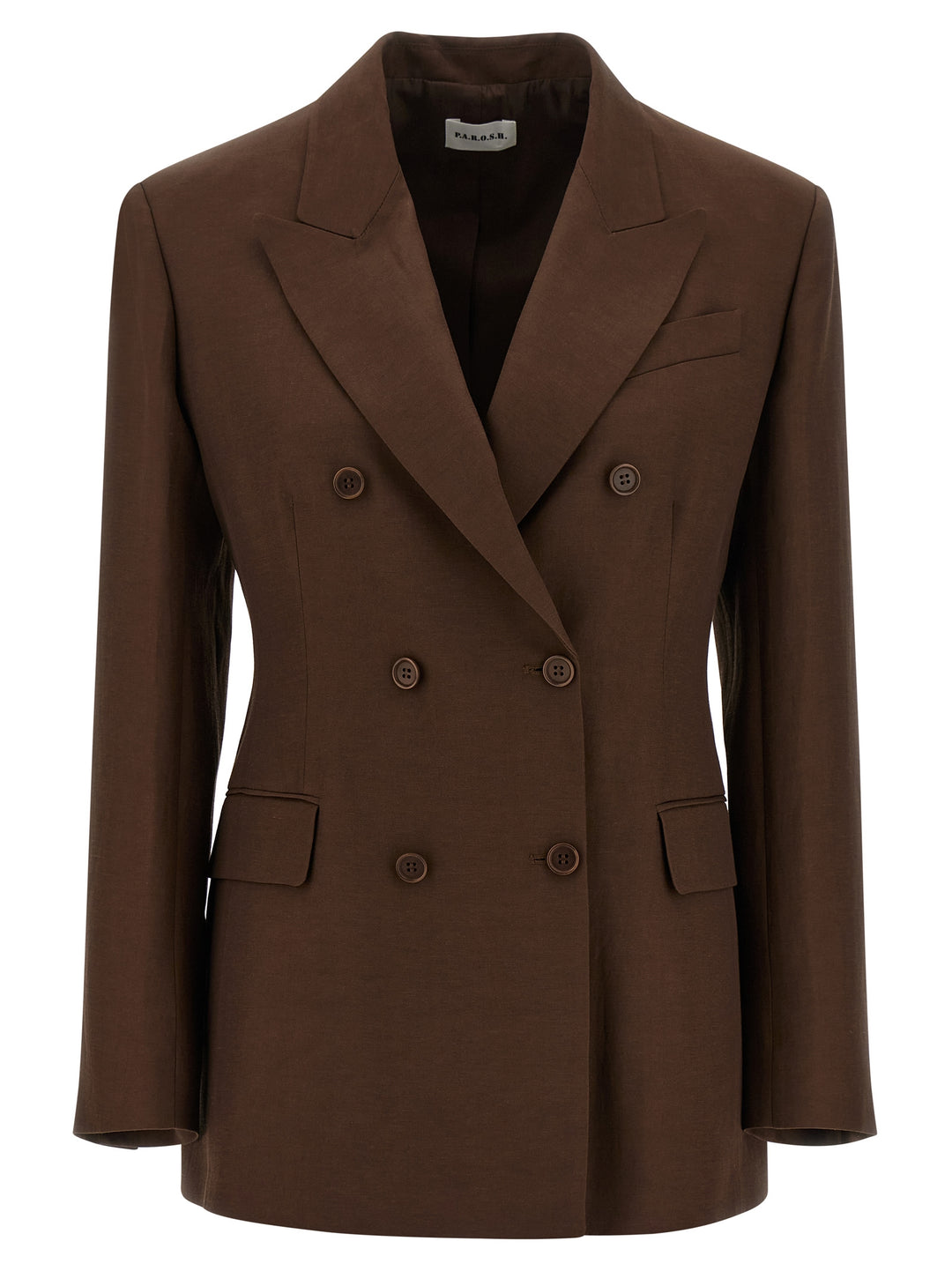 P.A.R.O.S.H. Raisa BlazerS - Marrone | e0dfc167232d42f6d6ef7fbb66a63a38837be8df