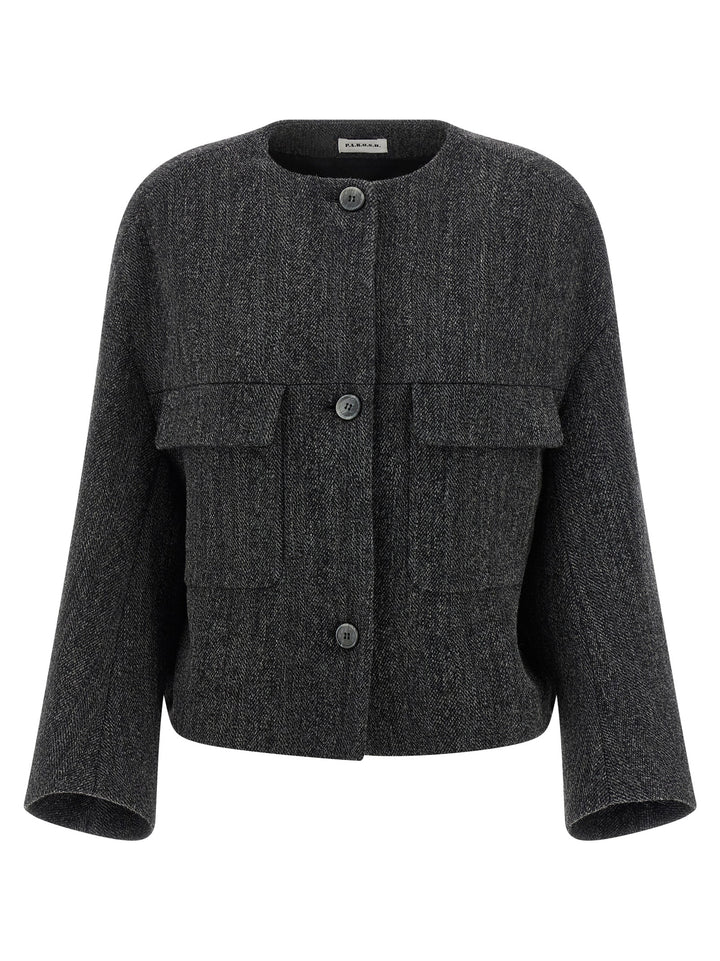 P.A.R.O.S.H. Lowolf Puffer Jackets - Grigio | e7e23f722921a6455327923bd1d301b5ec53b9b3