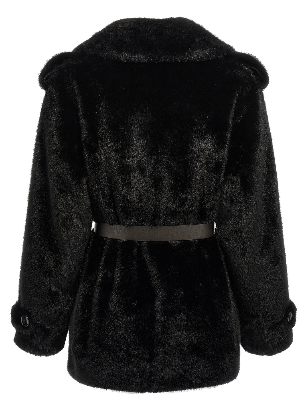 P.A.R.O.S.H. Faux  Coat Pellicce - Marrone | 5384d4e5785c9ba376dedc329ada49a4c29847de