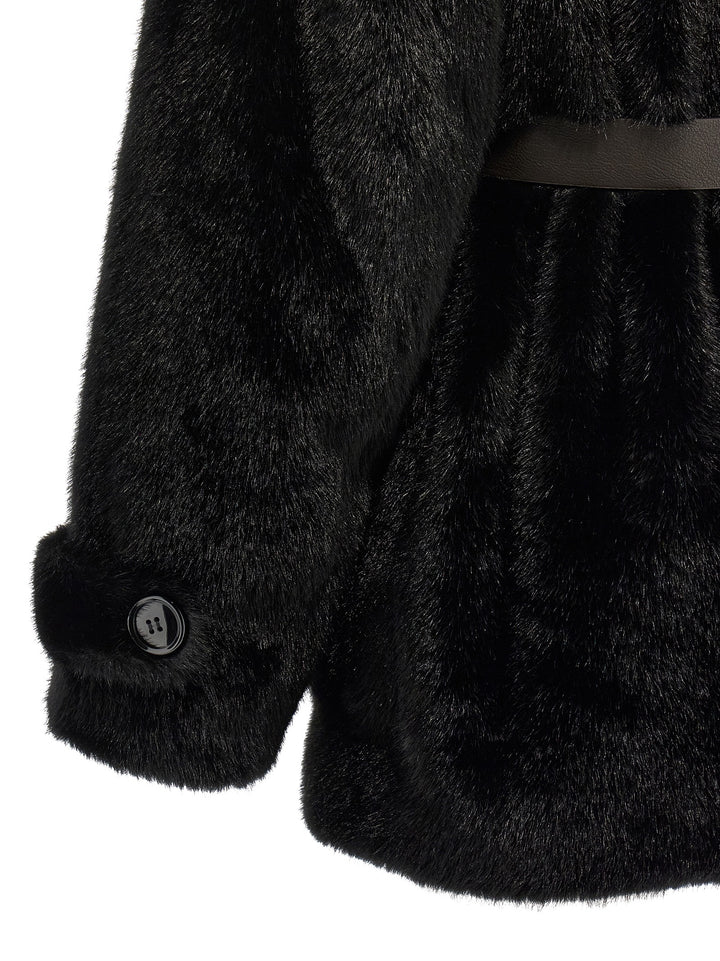 P.A.R.O.S.H. Faux  Coat Pellicce - Marrone | 66742e7a1b0f7d8329d2acdefe4b4593f579cd80