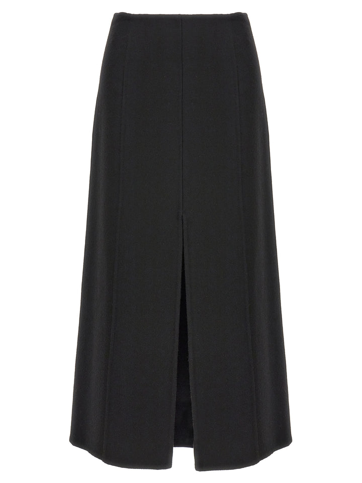 Ermanno Scervino Long Cloth Skirt Gonne - Nero | 2f7c179f0dcfe22463689030233bad89055d29ff
