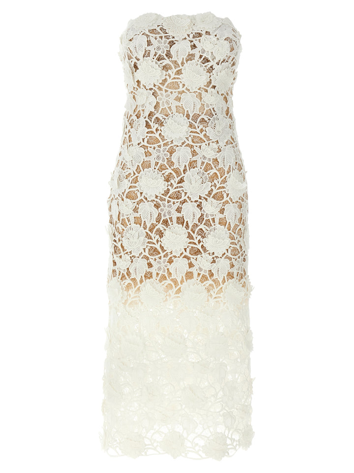 Ermanno Scervino Macramé Lace Dress Abiti - Bianco | 796570687bbcbad7574574585abba0faad5bc44c