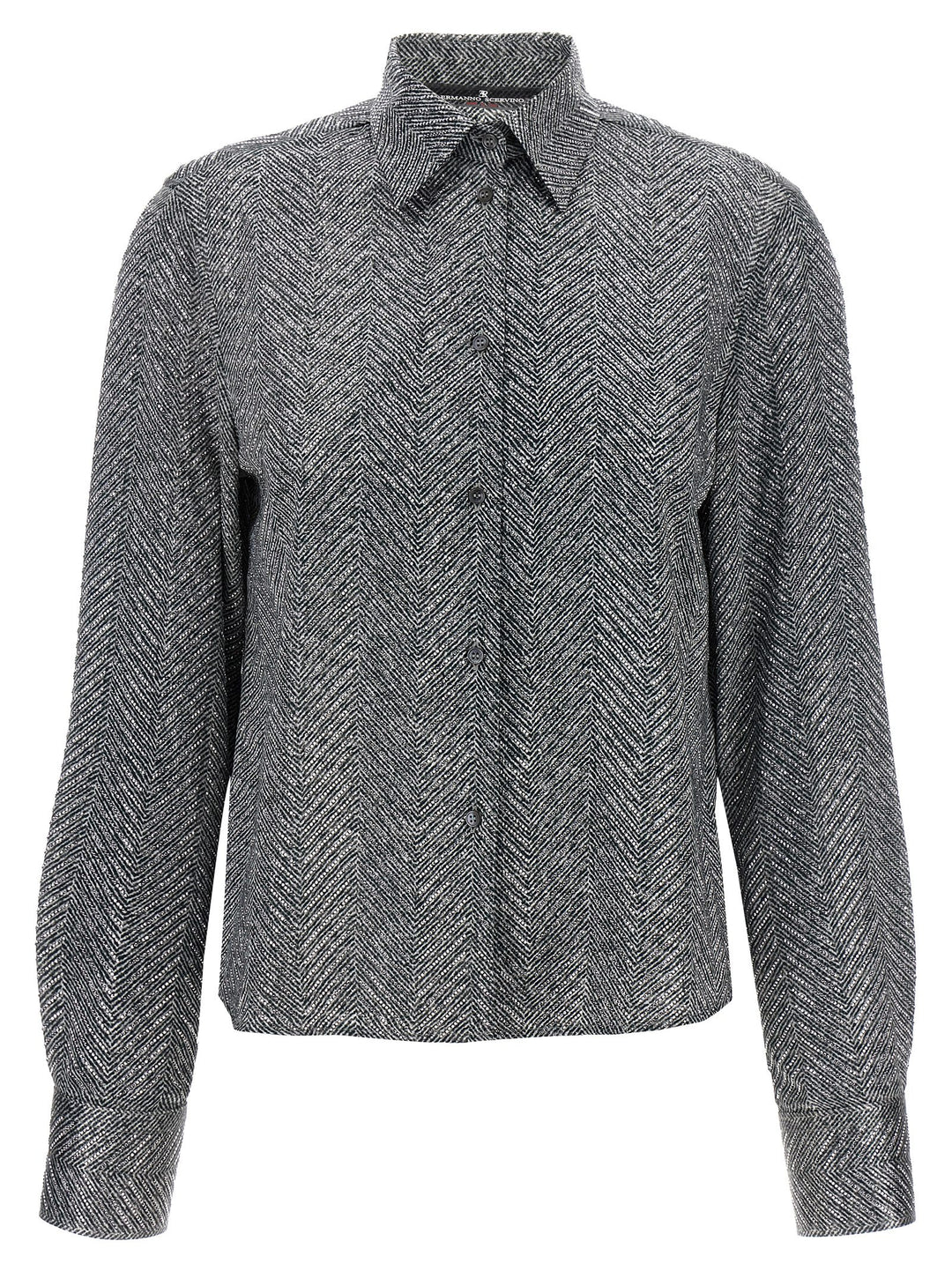 Ermanno Scervino Rhinestone Shirt Camicie - Grigio | e90cc3a0a74d77a71824f454247c7bc522c501fb
