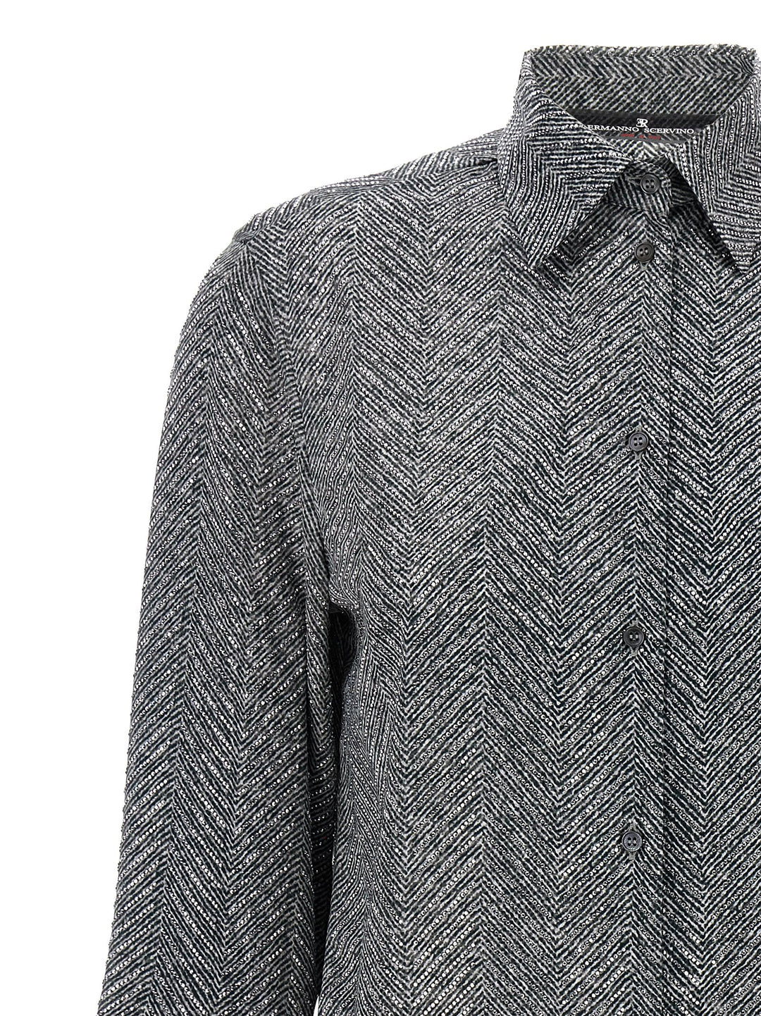 Ermanno Scervino Rhinestone Shirt Camicie - Grigio | 9f58da7946d920b7e70edb827f7611e91633b518
