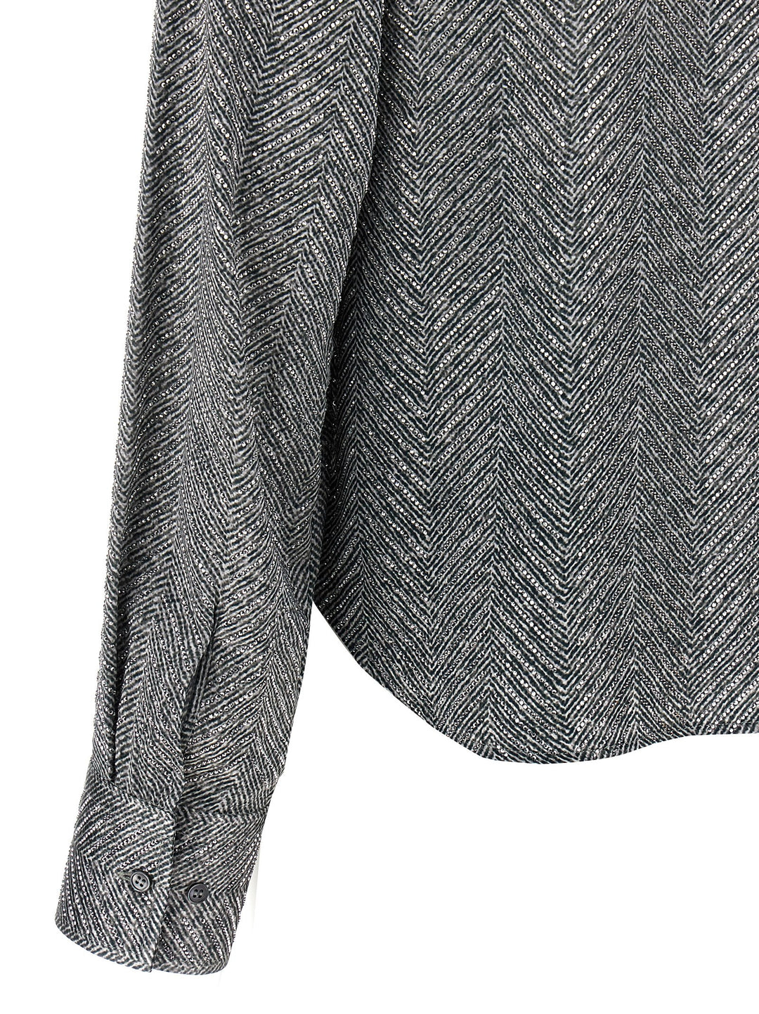 Ermanno Scervino Rhinestone Shirt Camicie - Grigio | dc8c6da5a25f4ea7f5685e166ab611368669e4ed