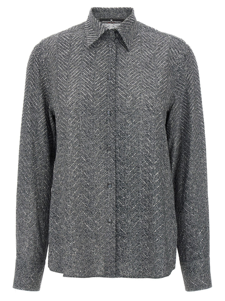 Ermanno Scervino Rhinestone Shirt Camicie - Grigio | 1fa6469b6c4ae26ddccacbab2bc60775ebe79630