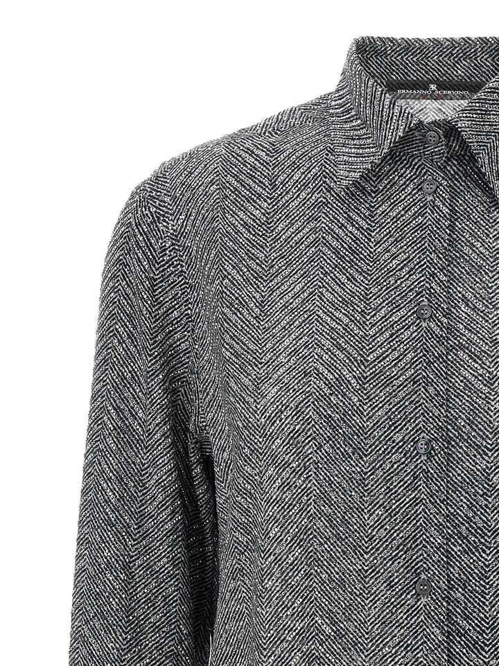 Ermanno Scervino Rhinestone Shirt Camicie - Grigio | e2930991dbfb4a69f9efda58c1e9b3f641a3a604