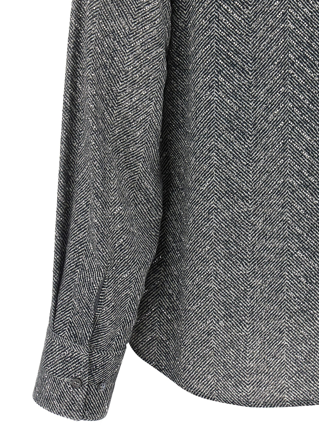 Ermanno Scervino Rhinestone Shirt Camicie - Grigio | 6ced534ddd93b13a4f2b238c9e47a0ad21305362