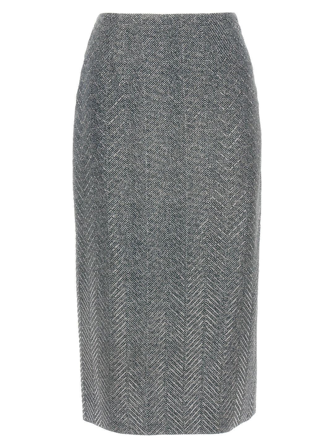 Ermanno Scervino Rhinestone Skirt Gonne - Grigio | 2d4c93dfe406ee5e2ce2c3e8d3634804ab22b041