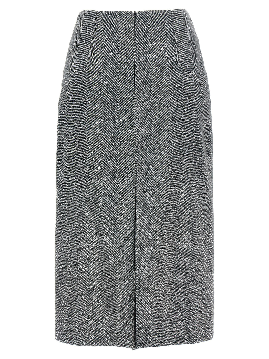 Ermanno Scervino Rhinestone Skirt Gonne - Grigio | 342afe704f0a102d122ad0adb0239fde4df4354f