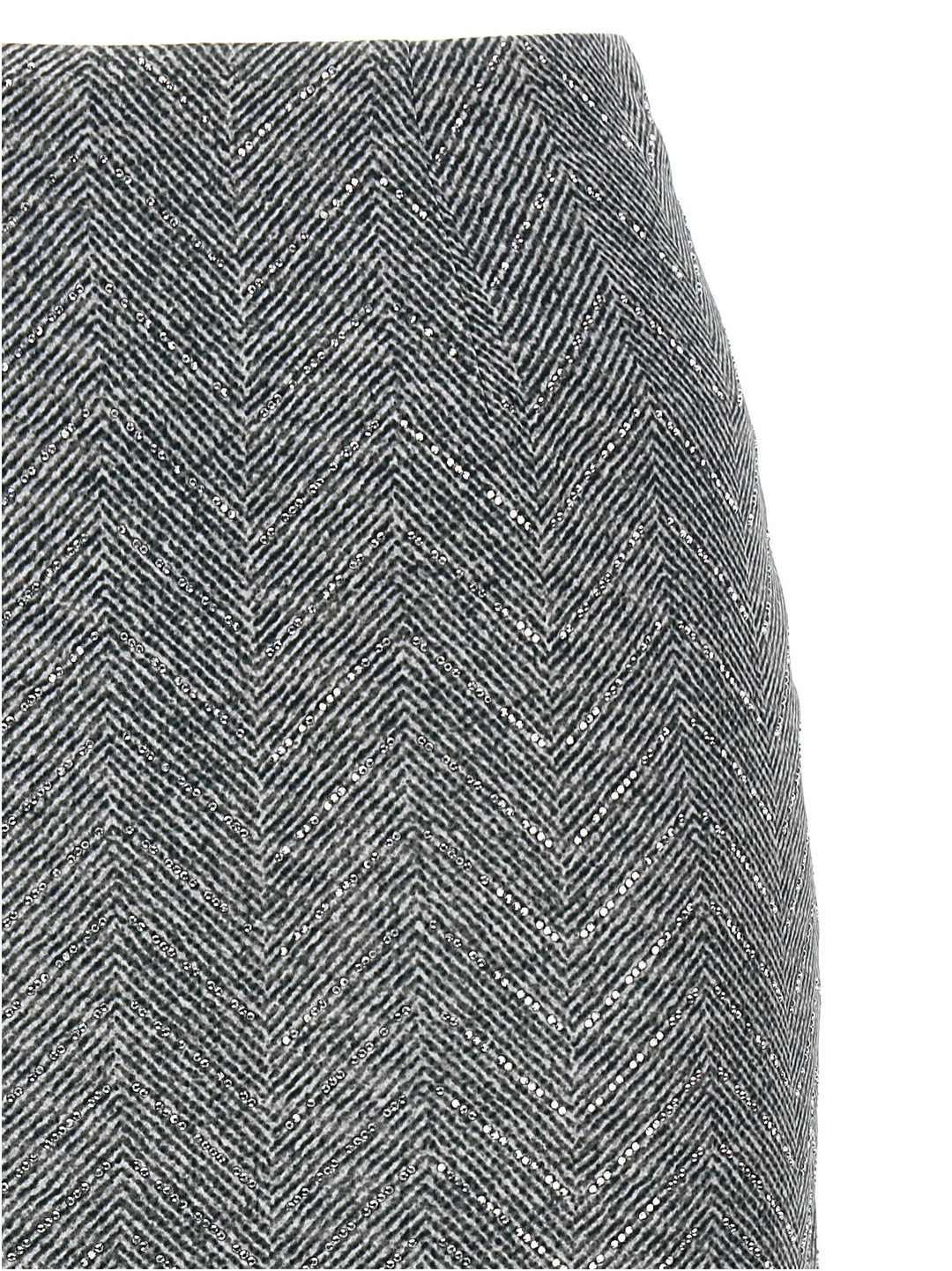 Ermanno Scervino Rhinestone Skirt Gonne - Grigio | 3ce076cce439f182257ba5640562f815e6dd90e6