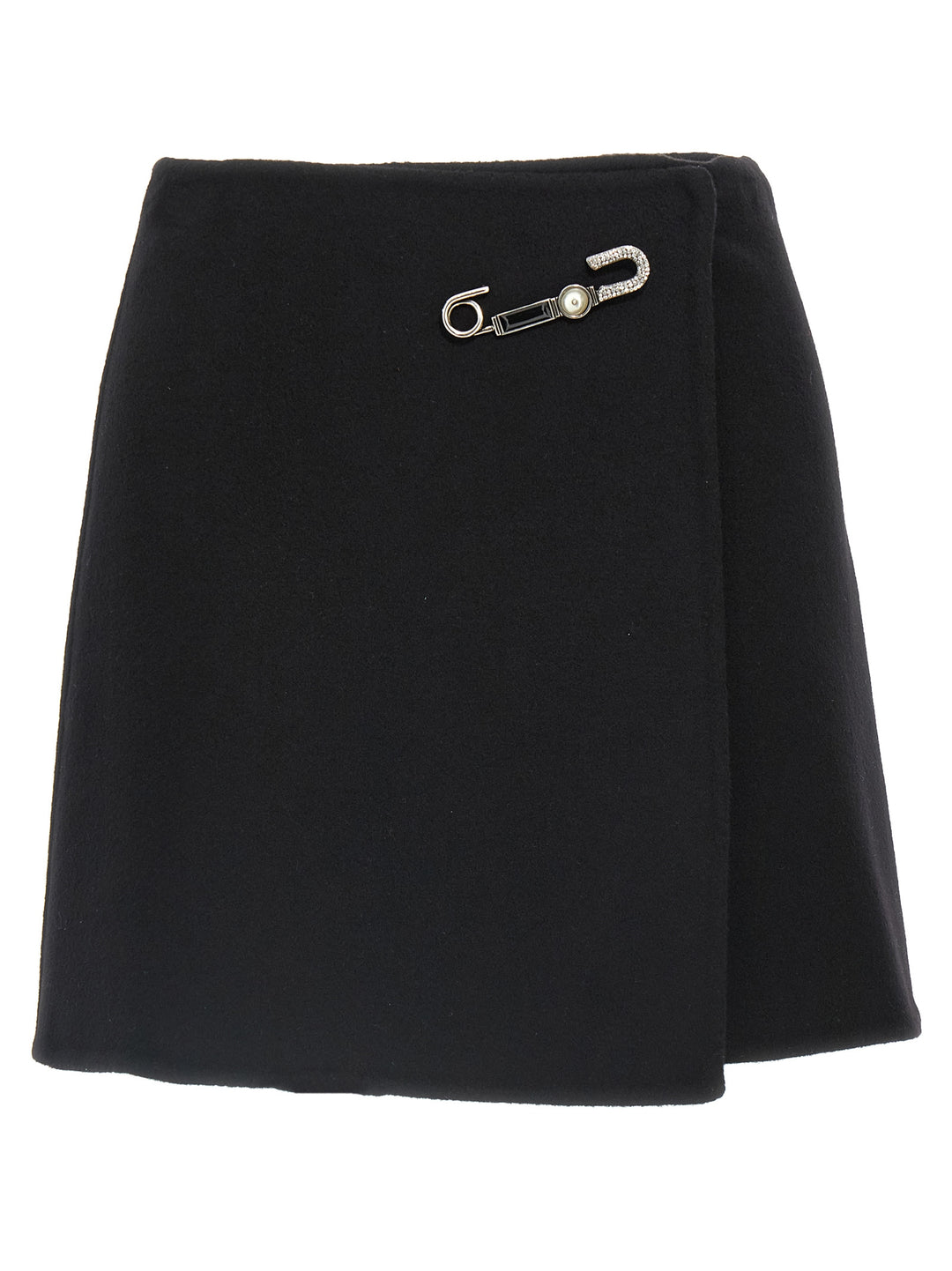 Ermanno Scervino Jewel Pin Skirt Gonne - Nero | e6d1d6088cd0d6a2eb6b7efdb1524087c5bee592