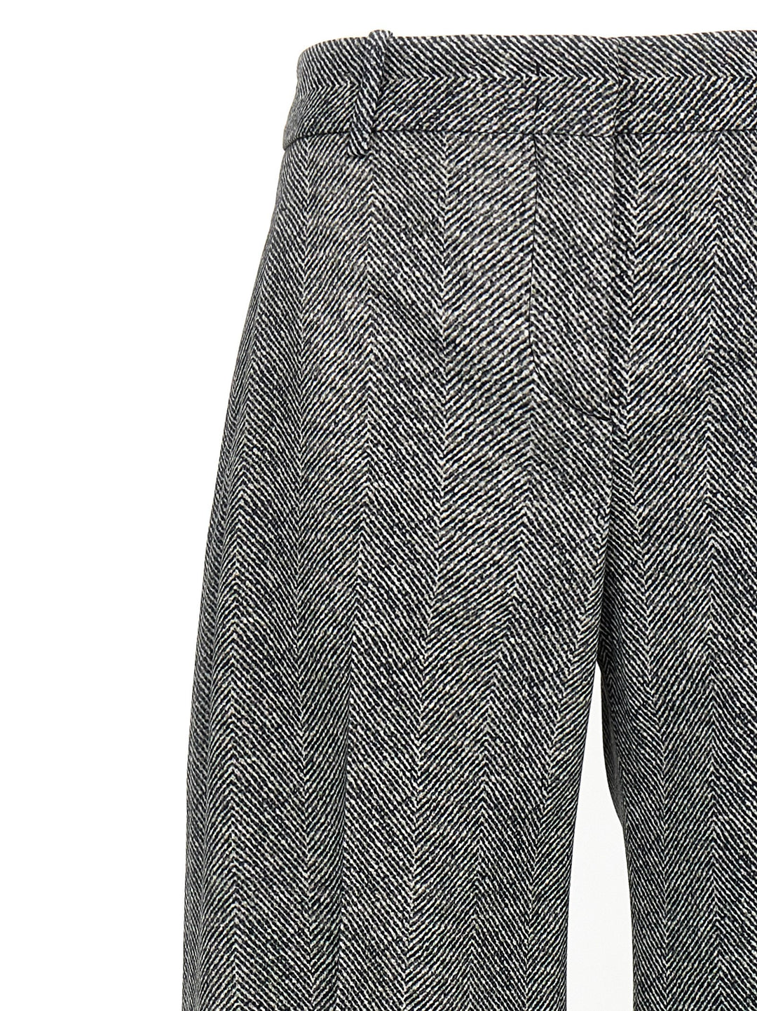 Ermanno Scervino Herringbone Trousers Pantaloni - Grigio | c1b528563b58f50592cbe0112c28e33a7263ee40