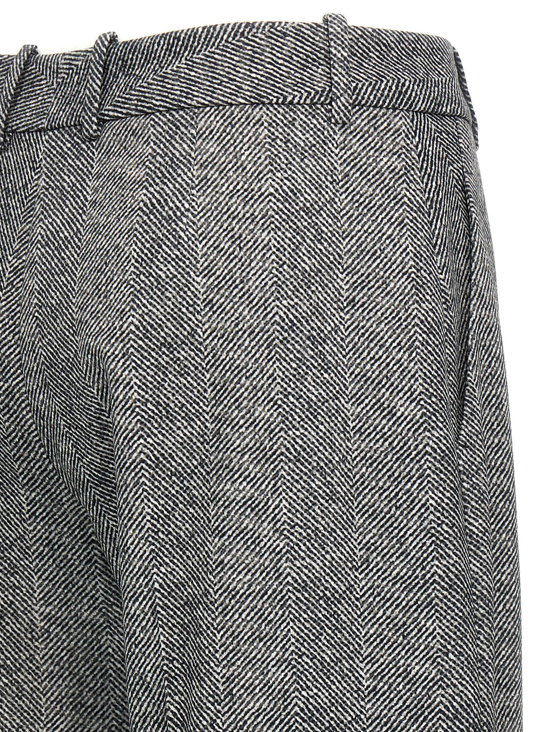 Ermanno Scervino Herringbone Trousers Pantaloni - Grigio | 3d74df2a1e317d00da62ee176df8a9b1b8089d89