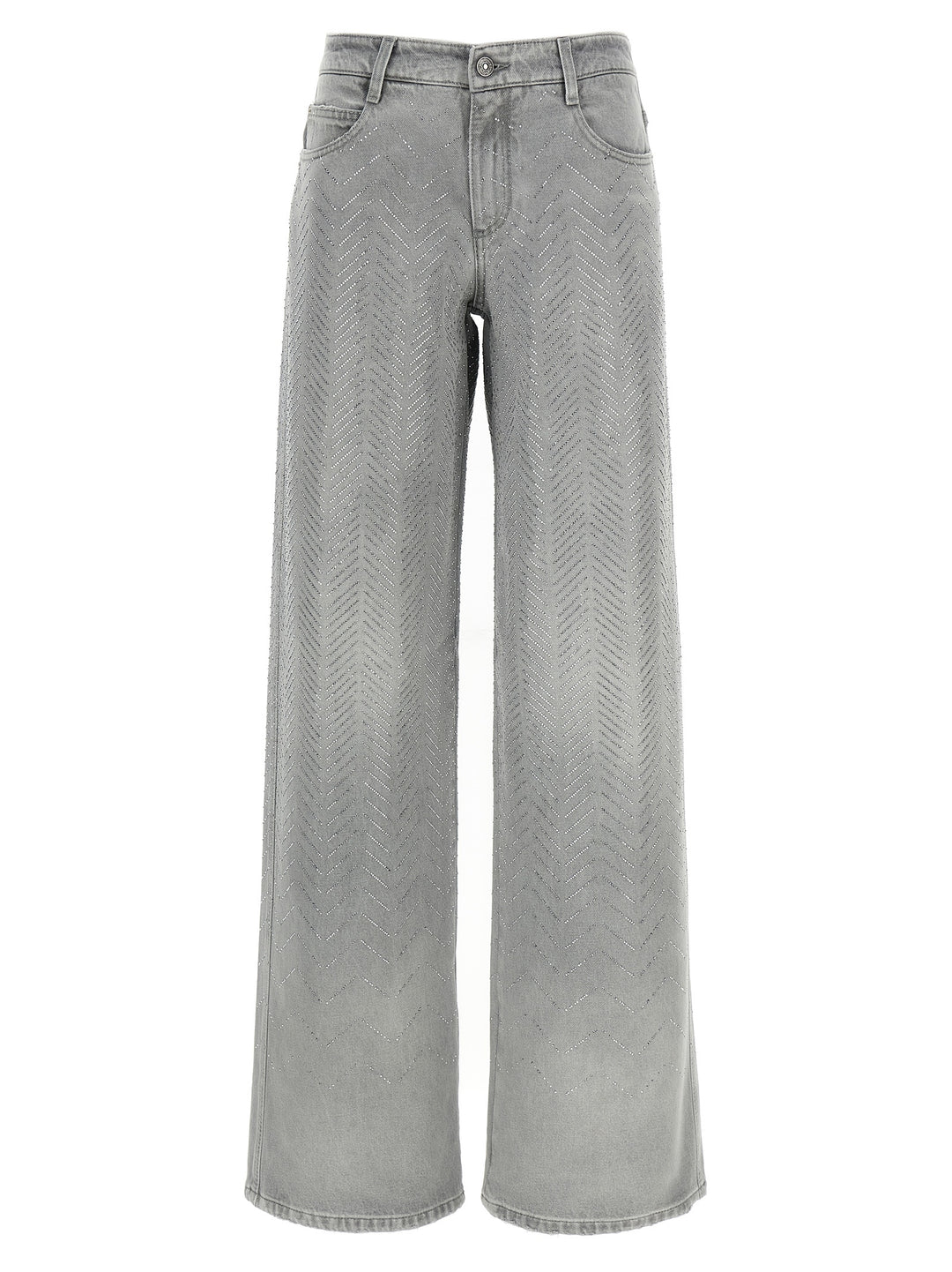 Ermanno Scervino Rhinestone Jeans - Grigio | 3b364124c97c8dc9bb260a0e97196565e876c3c0