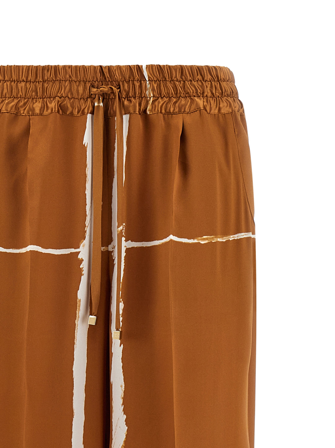 Kiton Silk Pantaloni - Marrone | 8a3ffcec6a954b7aa2a4a7040d592c7f8b3d4b1c