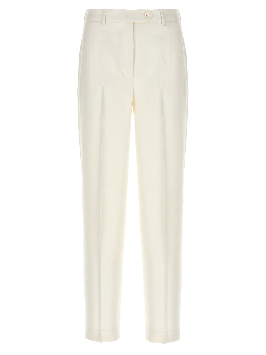 Kiton Cigarette Pantaloni - Bianco | 3aee8f1f2fd73e0893067cad88591d2c2627ac26