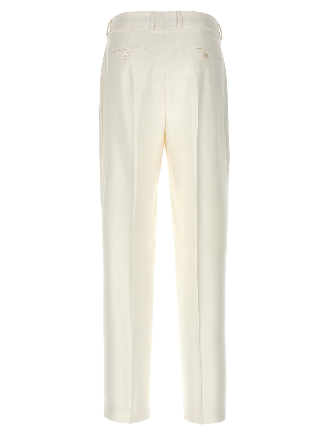 Kiton Cigarette Pantaloni - Bianco | 369221356a7fe016ad3fec4ee72713a3ccb2ecfd