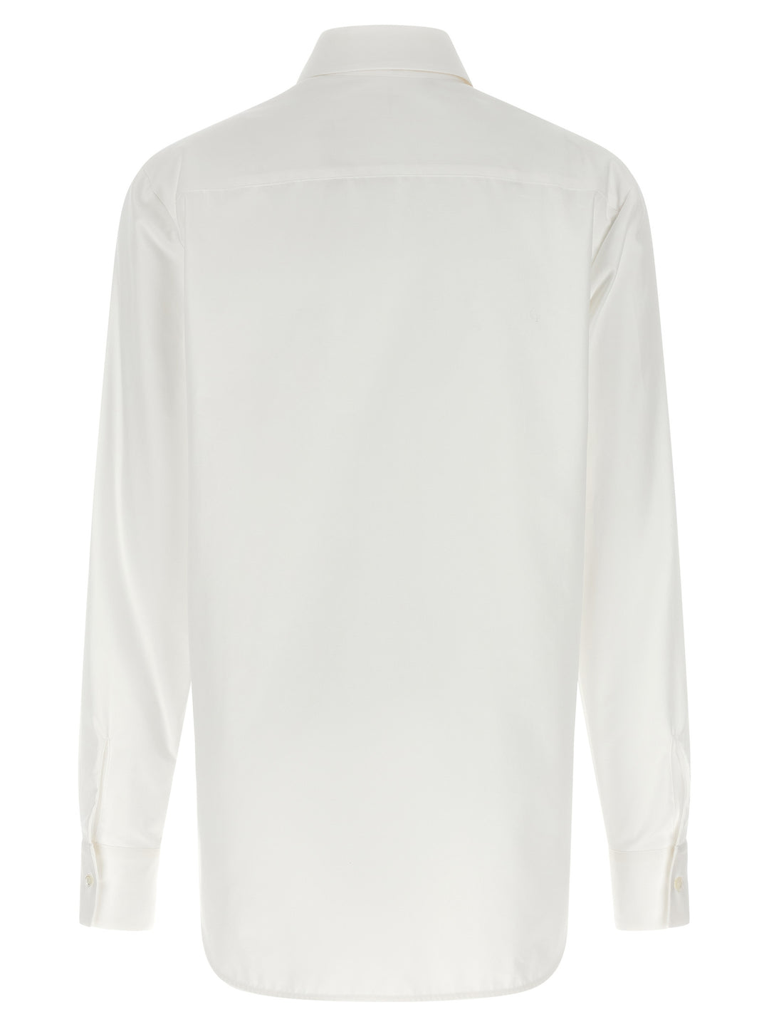 Ermanno Scervino Embroidery Cotton Shirt Camicie - Bianco | f43ff130d5dd91170b43f5989b4c2a6f4cde9824